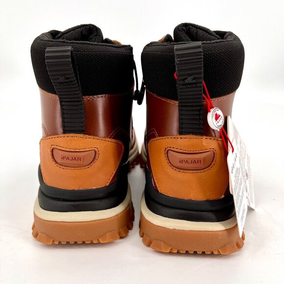 Pajar Fortuo 2.0 Boot Size 9.5M Brown Black Waterproof Leather Lace-Up - Picture 13 of 16